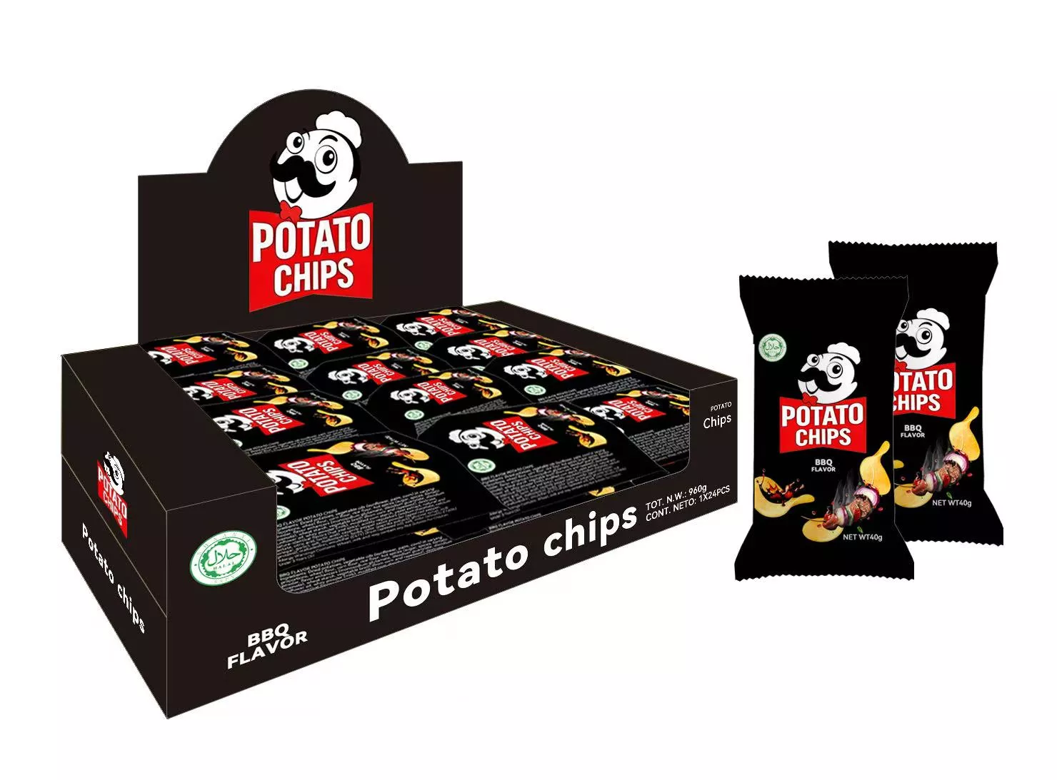 Best Selling Classic Baked Sweet Potato Chips 90g Flavorful Semi-Soft Salty Snack in Bag 24 Packs