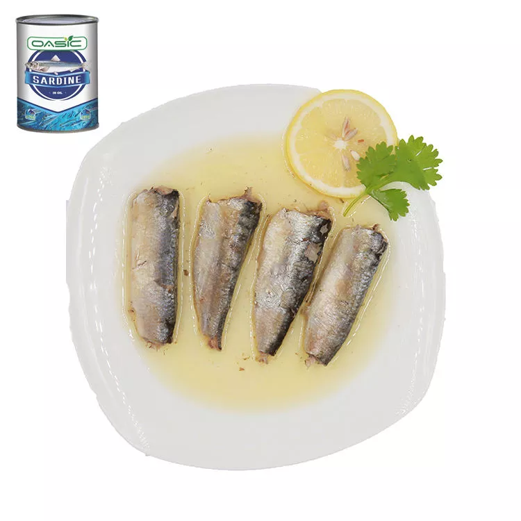 125g Bulk Oval Canned Sardines in Vegetable Oil